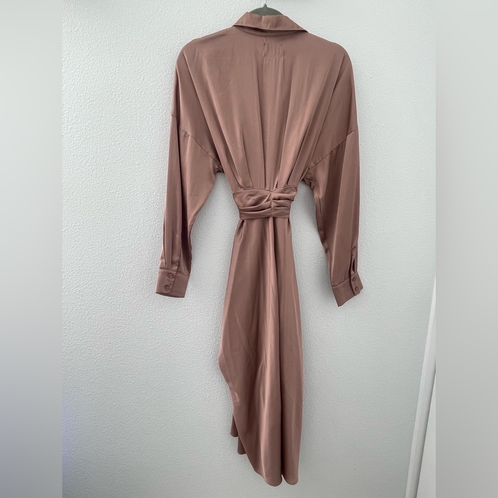 DO+BE Elegant Mocha Long Sleeve Dress - Picture 8 of 8